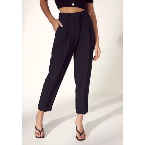 Aritzia Pants - Aritzia wilfred dashwood pleated trouser pants black